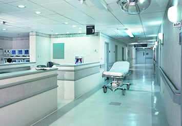empty hospital hall